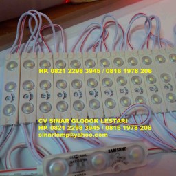 Lampu Led Module 3 mata Lensa
